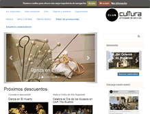 Tablet Screenshot of clubculturaasturias.com